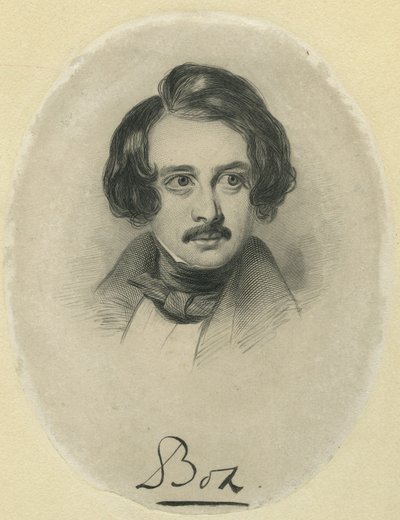 Charles Dickens, Boz metszete alkotó: Samuel Lawrence